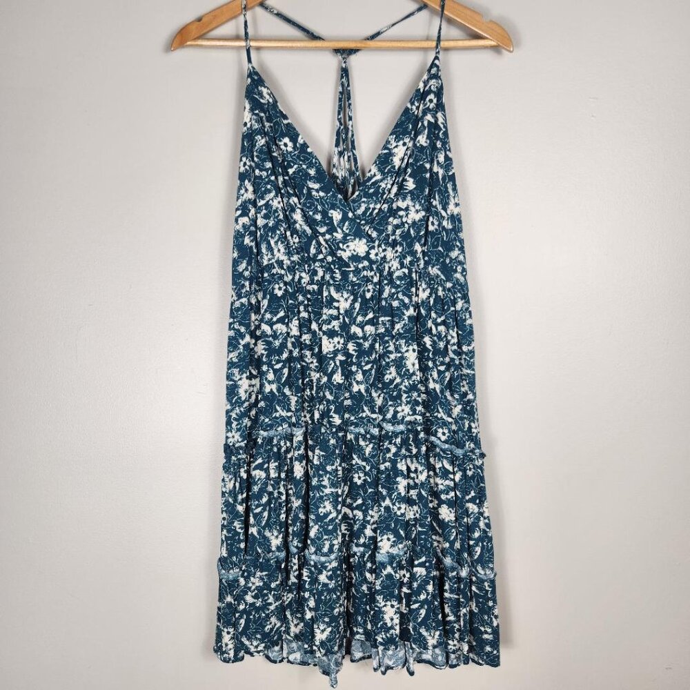Maurices Casual Strap Back Design Halter Floral Dress